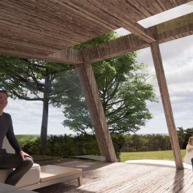 ویلا چشم گشوده- دید برش غربی